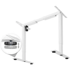 Telaio Per Scrivania Elettrico Regolabile In Altezza 85-129 X 65 X 71-121 Cm - Gambe Tavolo, Gambe Per Tavoli, Gambe Per Tavolo -Ufficio E Casa 11278603 5