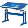 Kit Scrivania Blu Tavolo Da Disegno Inclinabile In Legno Pino Cameretta Bambino -Ufficio E Casa 13126782 1