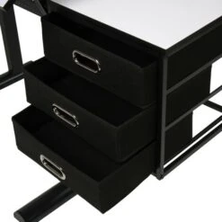 Nova Tavolo Da Disegno Tecnico Artistico Piano Inclinabile Con 3 Cassetti E Sgabello -Ufficio E Casa 13192092 4