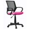 Poltrona Sedia Presidenziale Ufficio Direzionale Girevole Traspirante Nero Rosa -Ufficio E Casa 14298124 1
