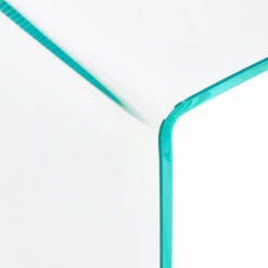 Scrivania Scrittoio Da Ufficio In Vetro Curvato - Luxury Z-09 - (120 X 74 X 70 Cm) Design Curvo E Moderno -Ufficio E Casa 15877654 5