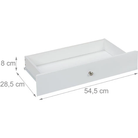 Relaxdays Scrivania Ad Angolo, Ripiano E Cassetto, Salvaspazio, Ufficio, Studio, Stile Rustico, HLP 76x107x72 Cm, Bianca 7 Relaxdays Scrivania Ad Angolo, Ripiano E Cassetto, Salvaspazio, Ufficio, Studio, Stile Rustico, HLP 76x107x72 Cm, Bianca - immagine 5