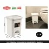 PATTUMIERA DA BAGNO ELEGANCE LT.6 BIANCA STEFANPLAST -Ufficio E Casa 19369649 1