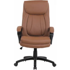 Sedia Da Ufficio XL Platon Marrone Chiaro -Ufficio E Casa 23550237 2