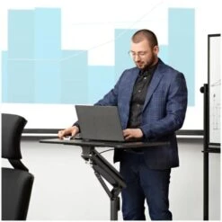 Scrivania Con Ruote Regolabile Tavolino Laptop Comodino Notebook Home Office -Ufficio E Casa 24396399 3