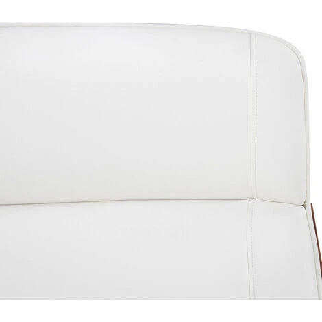 Sedia Studio Scrivania Varel In Similpelle Noce/bianco 7 Sedia Studio Scrivania Varel In Similpelle Noce/bianco - immagine 5