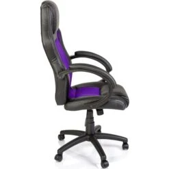 TRESKO® Sedia Da Ufficio Poltrona Ufficio Versione Racing 14 Diferente Colores, Braccioli Imbottiti, Inclinazione, Sollevare SGS Testato (Porpora) -Ufficio E Casa 25875075 3