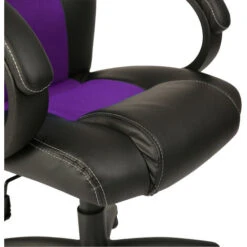 TRESKO® Sedia Da Ufficio Poltrona Ufficio Versione Racing 14 Diferente Colores, Braccioli Imbottiti, Inclinazione, Sollevare SGS Testato (Porpora) -Ufficio E Casa 25875075 5