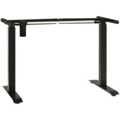 Telaio Per Scrivania Motorizzato Elettrico Regolabile Nero VidaXL