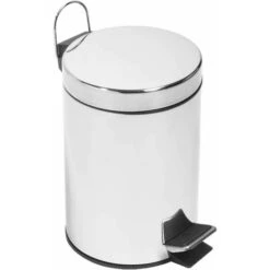 Cestino Rifiuti Gettacarte Con Pedale Pattumiera Inox One Hotellerie Metaform - Formato: 3 L