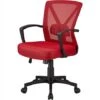 Yaheetech Sedia Da Ufficio Scrivania Ergonomica Lombare Girevole Reclinabile A Rotelle Altezza Regolabile Con Braccioli Portata 136 Kg Rosso 1 Yaheetech Sedia Da Ufficio Scrivania Ergonomica Lombare Girevole Reclinabile A Rotelle Altezza Regolabile Con Braccioli Portata 136 Kg Rosso -Ufficio E Casa 32379439 1