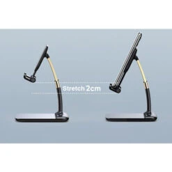 Supporto Porta Cellulare Tablet Regolabile Pieghevole Da Tavolo Universale L-311 -Ufficio E Casa 32602111 5