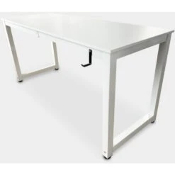 Scrivania Ufficio Design Moderno Bianca 160x60 Supporto Cuffie Stuttgart SNOW -Ufficio E Casa 33757515 2