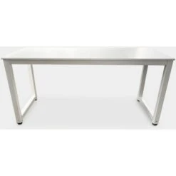 Scrivania Ufficio Design Moderno Bianca 160x60 Supporto Cuffie Stuttgart SNOW -Ufficio E Casa 33757515 3