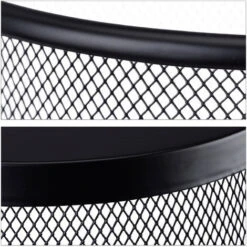 Relaxdays Cestino Gettacarte Metallo Grande Pattumiera Portarifiuti Da Ufficio 20 Litri Ø 30 Cm Alto 35 Cm Nero 9 Relaxdays Cestino Gettacarte Metallo Grande Pattumiera Portarifiuti Da Ufficio 20 Litri Ø 30 Cm Alto 35 Cm Nero -Ufficio E Casa 34056500 4