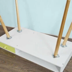 SoBuy Scrivania Tavolo Scrivania Bianca Bianco FWT24-W -Ufficio E Casa 34979725 5