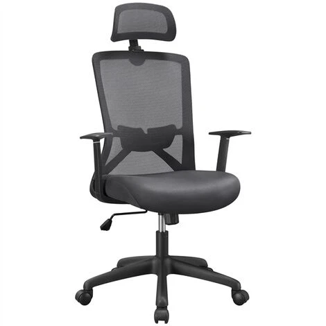 Yaheetech Sedia Da Ufficio Scrivania Ergonomica Schienale Alto Reclinabile Con Poggiatesta Regolabile In Rete Traspirante Girevole A Rotelle Portata 136 Kg Scuro Grigio 3 Yaheetech Sedia Da Ufficio Scrivania Ergonomica Schienale Alto Reclinabile Con Poggiatesta Regolabile In Rete Traspirante Girevole A Rotelle Portata 136 Kg Scuro Grigio