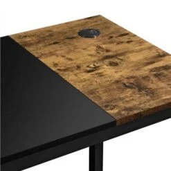 Yaheetech Scrivania Per Computer Tavolo Porta PC Postazioni Di Lavoro Mobile Da Ufficio Studio Tavolo Per Laptop In Stile Industriale 140 X 60 X 89 Cm -Ufficio E Casa 35400264 4