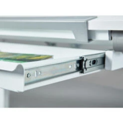 Dmora Scrivania Regolabile In Altezza Con Ripiano Inclinabile, In Metallo Bianco, Cm 110x68x55-78, Con Imballo Rinforzato 10 Dmora Scrivania Regolabile In Altezza Con Ripiano Inclinabile, In Metallo Bianco, Cm 110x68x55-78, Con Imballo Rinforzato -Ufficio E Casa 38270055 4