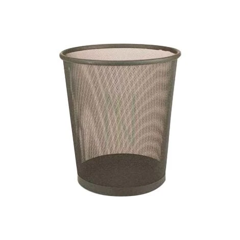 Cestino Gettacarte Perforato Colore Nero Cm 27x30h Utile Per Ufficio E Casa 4 Cestino Gettacarte Perforato Colore Nero Cm 27x30h Utile Per Ufficio E Casa - immagine 2