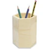 Portapenna In Legno Esagonale Da Scrivania Portaoggetti Organizer Per Decoupage Contenitore Per Cancelleria Porta Penna Da Casa Ufficio -Ufficio E Casa 42541791 1