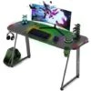 Scrivania Da Gioco, Scrivania Da Gioco Ergonomica, Tavolo Da Gioco Per Computer, Computer O Console Per Videogiochi, Design Moderno, Tavolo Per PC Con Portabicchieri E Gancio Per Cuffie, Struttura In -Ufficio E Casa 44873053 1