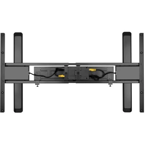 Supporto Per Scrivania Regolabile In Altezza 1000-1700 Mm Nero 2 Motori 200 W 7 Supporto Per Scrivania Regolabile In Altezza 1000-1700 Mm Nero 2 Motori 200 W - immagine 5