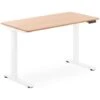 Scrivania Regolabile In Altezza Elettrica 73 - 123 Cm Marrone Bianca -Ufficio E Casa 45686878 1