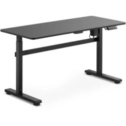 Scrivania Regolabile In Altezza 1400 X 600 Mm Acciaio Con Verniciatura A Polvere