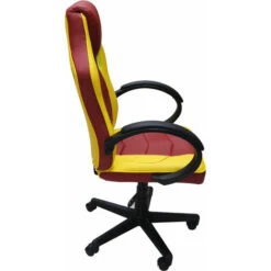 POLTRONA UFFICIO ERGONIMICA IN PU ROSSA E GIALLA -Ufficio E Casa 49980631 3