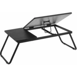 Tavolino Vassoio Da Letto Divano Per Notebook PC Tablet Pieghevole Leggio Nero 10 Tavolino Vassoio Da Letto Divano Per Notebook PC Tablet Pieghevole Leggio Nero -Ufficio E Casa 50785646 4