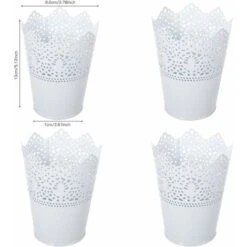 Organizer Per Il Trucco, Organizer Per Cosmetici Da 4 Pezzi Per La Conservazione, Porta Pennelli Per Il Trucco, Scatola Portaoggetti Decorativa Per Cosmetici, Organizer Per Cosmetici Per La Conservazi -Ufficio E Casa 52011426 2