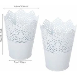 Organizer Per Il Trucco, Organizer Per Cosmetici Da 2 Pezzi Per La Conservazione, Porta Pennelli Per Il Trucco, Scatola Portaoggetti Decorativa Per Cosmetici, Organizer Per Cosmetici Per La Conservazi -Ufficio E Casa 52012178 2