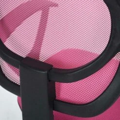 Sedia Girevole Rosa Con 5 Ruote Ufficio Cameretta Scrivania Schienale Ergonomico -Ufficio E Casa 5272827 5