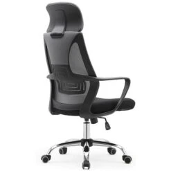 Poltrona Ufficio Direzionale Genius Traspirante Acciaio Sedia Con Poggiatesta XL Colore: Grigio -Ufficio E Casa 55606167 4