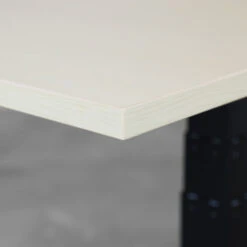 Scrivania Regolabile Elettricamente - 160x80 Cm - Motore Singolo - Bianco/quercia Chiara -Ufficio E Casa 56364680 3