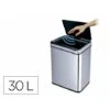 Papelera Metalica Q-connect Con Sensor Automatico Capacidad 30 Litros 500x240x330 Mm -Ufficio E Casa 56441727 1