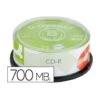 Cd-r Q-connect Capacidad 700mb Duracion 80min Velocidad 52x Bote De 25 Unidades -Ufficio E Casa 56444659 1