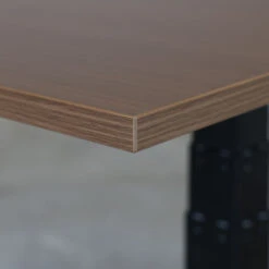 Scrivania Regolabile Elettricamente - 160x80 Cm - Motore Singolo - Nero / Rovere Scuro -Ufficio E Casa 57670671 3