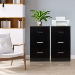 GIANTEX Raccoglitore Di Cartelline A 3 Cassetti, Adatto Per Fogli A4, Cartellina Formato Lettera, Cartella Per Documenti (1 X 37,1 X 34,2 X 66,5) -Ufficio E Casa 58840333 4