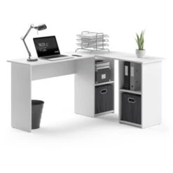 Scrivania Ad Angolo „Carlo“ Bianco Vicco 10 Scrivania Ad Angolo „Carlo“ Bianco Vicco -Ufficio E Casa 59137409 4