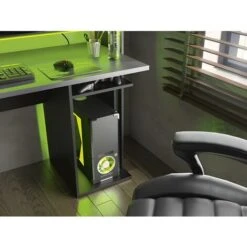 Scrivania Gamer Con Vani Portaoggetti E LED Nero - STANDA -Ufficio E Casa 59285612 5