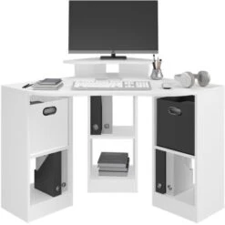 Scrivania Angolare „Artur“ Bianco Vicco -Ufficio E Casa 59311288 4