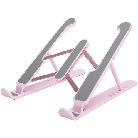 Supporto Portatile Cellulare Pc Tablet Staffa Base Regolabile Pieghevole Rosa 3 Supporto Portatile Cellulare Pc Tablet Staffa Base Regolabile Pieghevole Rosa