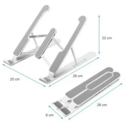 Supporto Portatile Cellulare Pc Tablet Staffa Base Regolabile Pieghevole Rosa 9 Supporto Portatile Cellulare Pc Tablet Staffa Base Regolabile Pieghevole Rosa -Ufficio E Casa 60940486 3