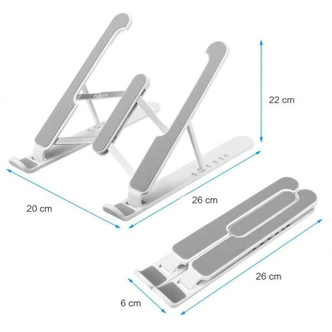 Supporto Portatile Cellulare Pc Tablet Staffa Base Regolabile Pieghevole Rosa 5 Supporto Portatile Cellulare Pc Tablet Staffa Base Regolabile Pieghevole Rosa - immagine 3