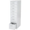 Nova Cassettiera Armadietto Per Ufficio Boston Con Ruote E 8 Cassetti Vari Colori Colore : BIANCO -Ufficio E Casa 61038308 1