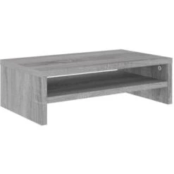 Supporto Per Monitor Grigio Sonoma 42x24x13cm Legno Multistrato VidaXL