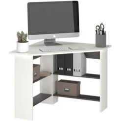 Scrivania Ad Angolo „Arion Bianco/antracite Vicco 10 Scrivania Ad Angolo „Arion Bianco/antracite Vicco -Ufficio E Casa 67399304 4