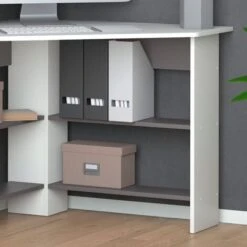 Scrivania Ad Angolo „Arion Bianco/antracite Vicco 11 Scrivania Ad Angolo „Arion Bianco/antracite Vicco -Ufficio E Casa 67399304 5